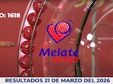 Resultados del Melate Retro en su sorteo 1618, celebrado este 21 de marzo del 2026.