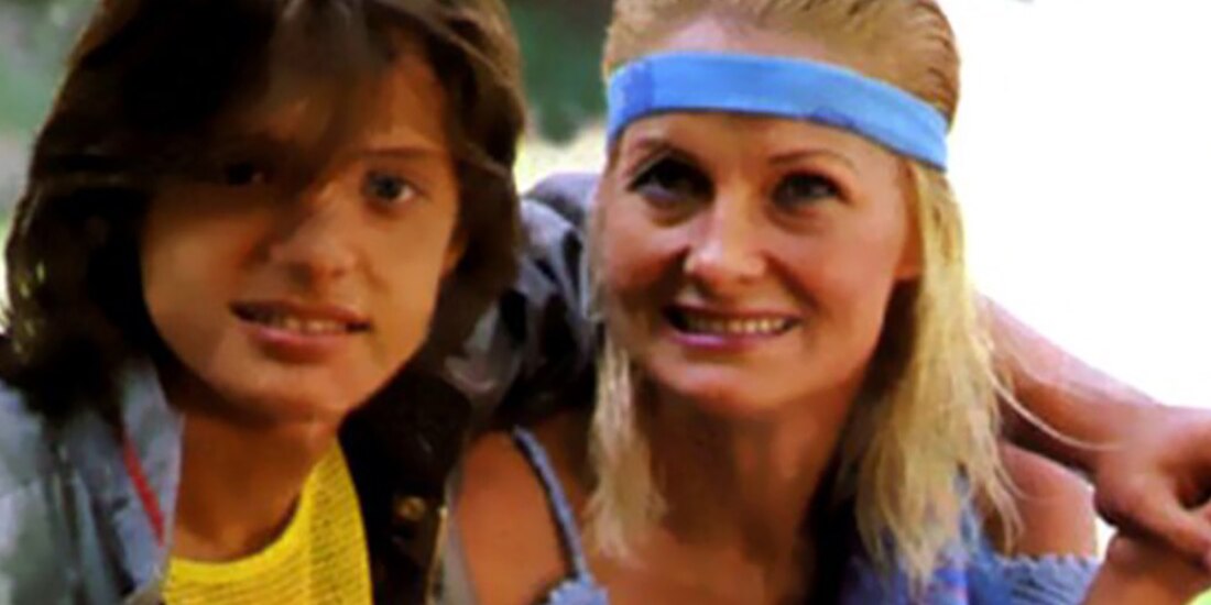 Luis Miguel y su madre Marcela Basteri, en una foto de archivo.