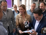 Maru Campos, gobernadora de Chihuahua, al recibir el citatorio de la FGR.