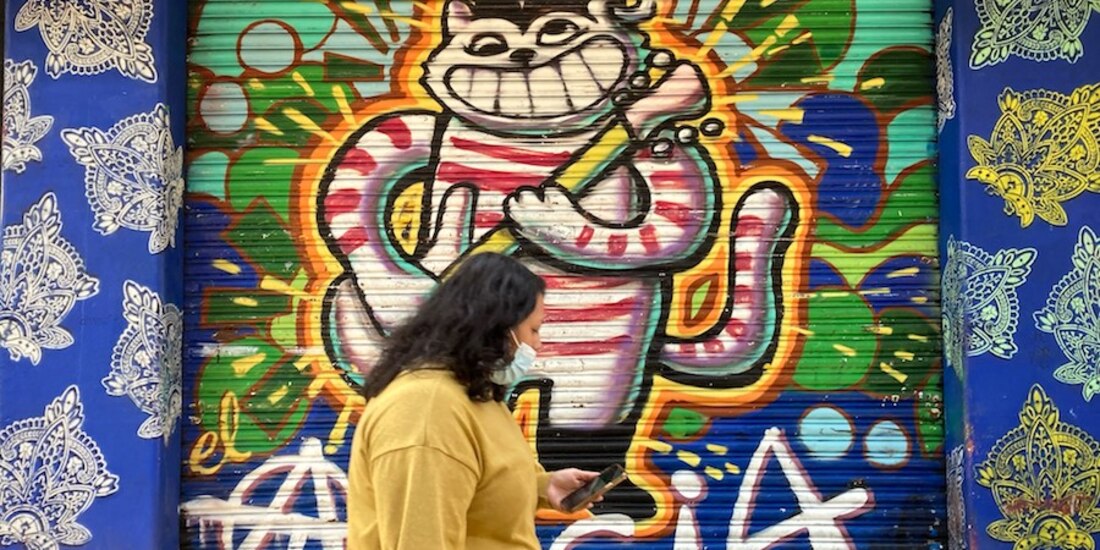 Fachada del espacio independiente, la tarde de ayer.