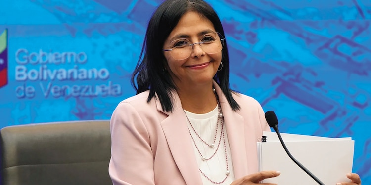 La vicepresidenta venezolana, Delcy Rodríguez, el 18 de noviembre de 2024.