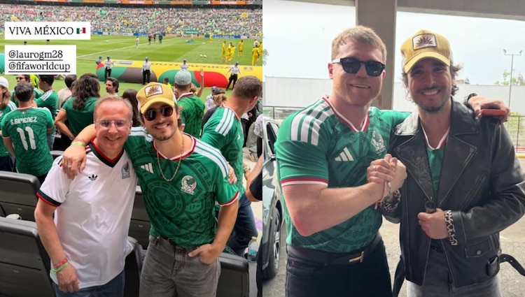 Diego Boneta en la inauguración del Mundial 2026