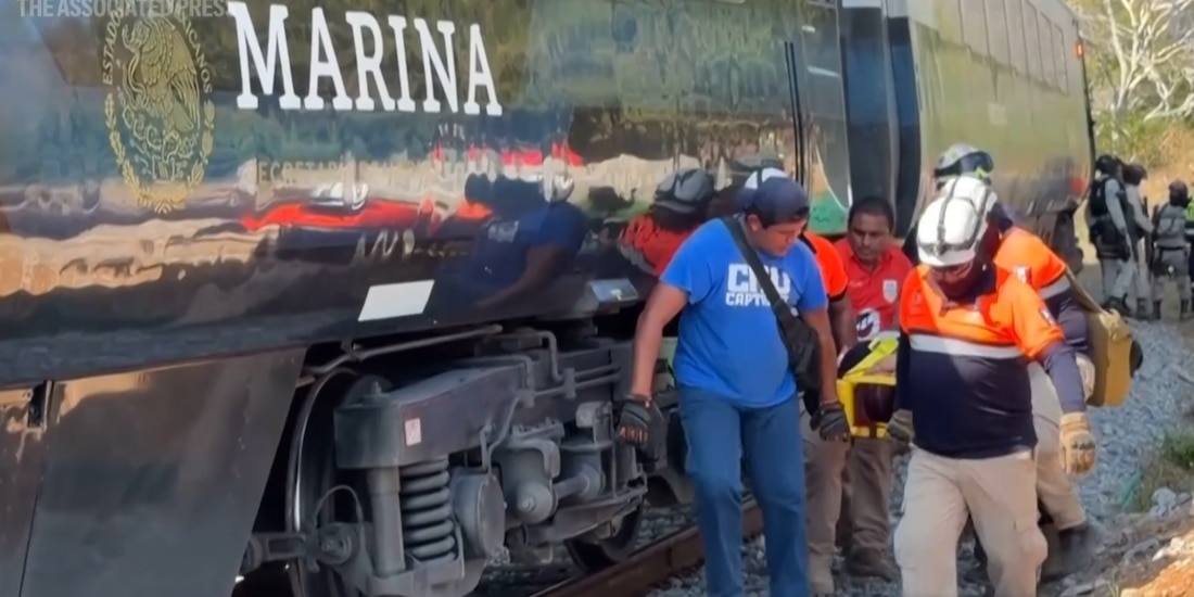 Descarrilamiento de tren de pasajeros del Corredor Interoceánico dejó al menos 13 personas muertas en Oaxaca.
