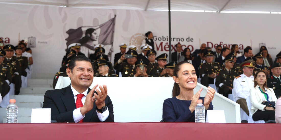 Alejandro Armenta y Claudia Sheinbaum.