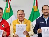 Por decisión unánime de la Dirección Nacional Ejecutiva del
@PRDMexico
hemos aprobado el Convenio de Coalición para Senadurías y Diputaciones Federales para ir en alianza electoral con el #PAN y #PRI, sumando esfuerzos con
@XochitlGalvez
para ganar la Presidencia de la República y la mayoría en el Poder Legislativo.