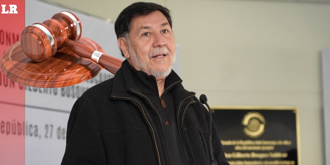 El presidente del Senado, Gerardo Fernández Noroña.