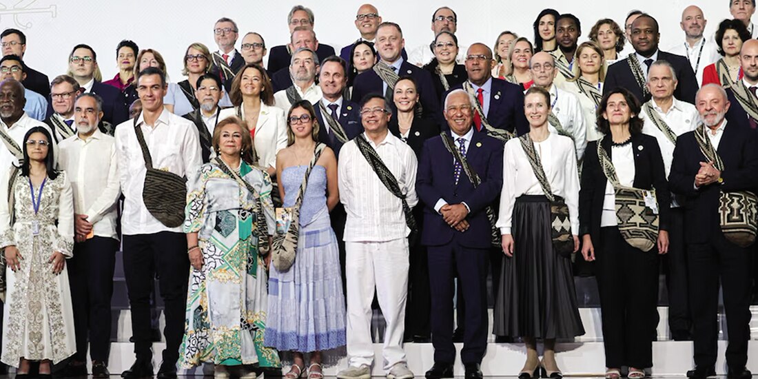 Representantes de más de 40 países se reúnen de forma privada en Santa Marta, ayer.