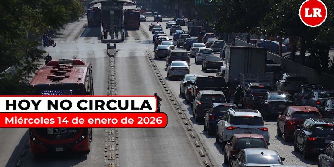 Revisa cómo aplica el Hoy No Circula este miércoles 14 de enero de 2026 en la ZMVM.