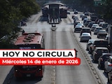 Revisa cómo aplica el Hoy No Circula este miércoles 14 de enero de 2026 en la ZMVM.