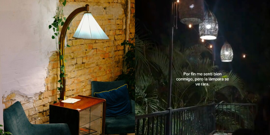 'La lámpara se ve rara'