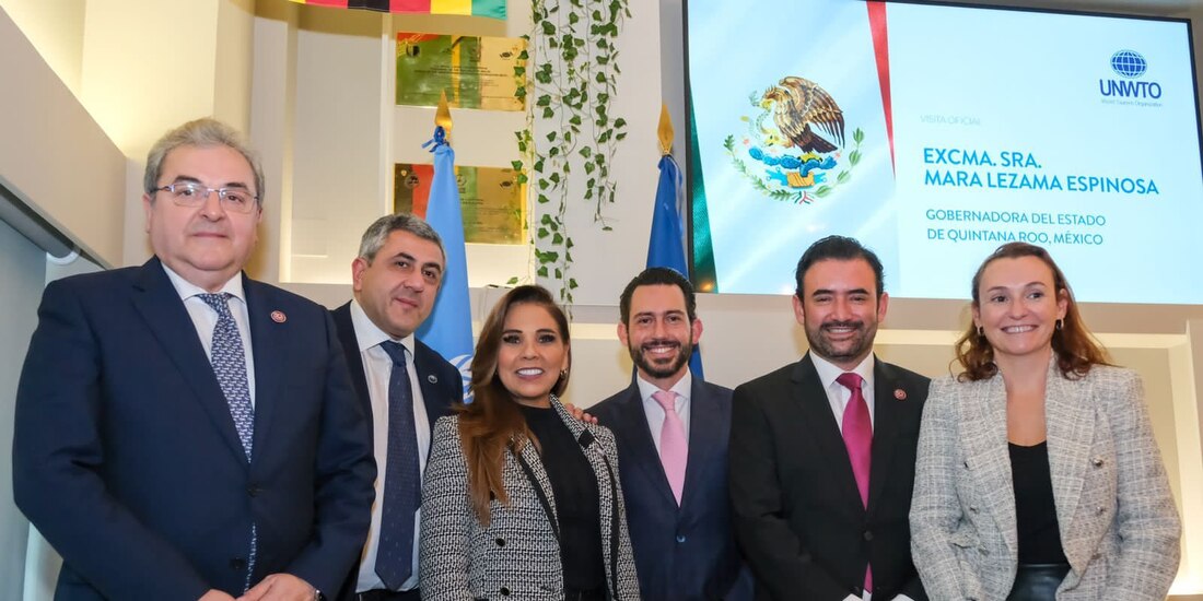 La gobernadora Mara Lezama, invitó al secretario general de la OMT Zurab Poloikashvili a visitar Quintana Roo.