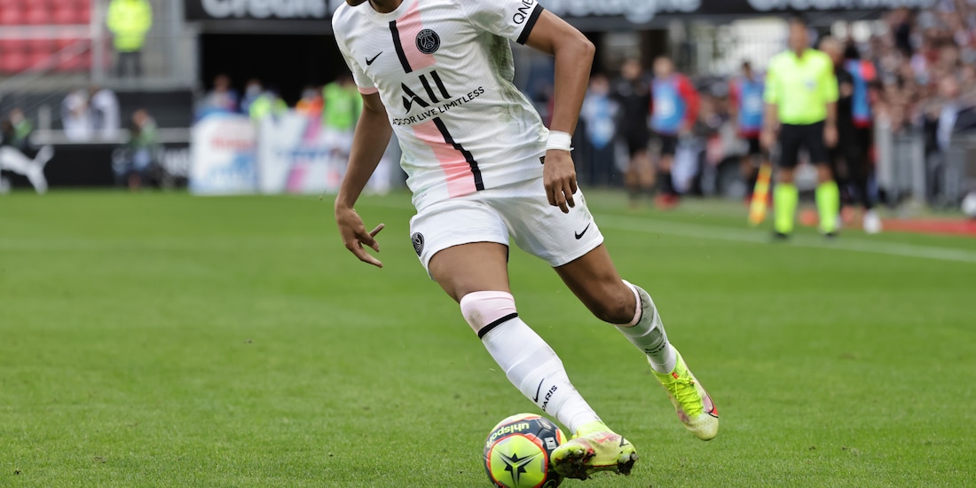 Kylian Mbappé, en un juego con el PSG, es el objetivo más reciente del Real Madrid.