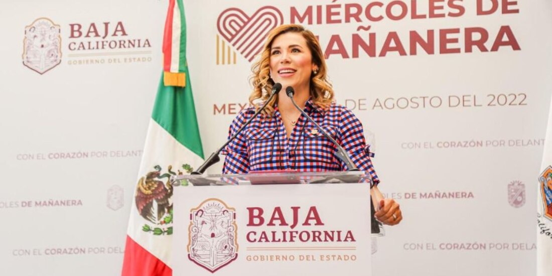 Marina del Pilar, gobernadora de Baja California.