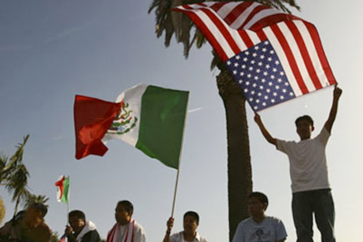Migrantes mexicanos en Estados Unidos.