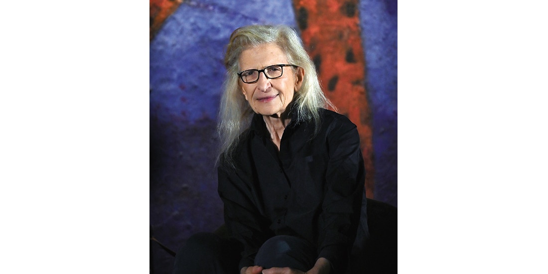 Annie Leibovitz, ayer, en el Museo
de Antropología.