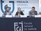 LA FISCAL capitalina Bertha Alcalde, ayer, en conferencia